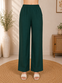 Vastraanii Women’s Green Embellished Tie-Strap Co-ord Set